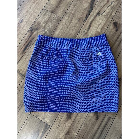 Adidas size 8 purple patterned golf skort - Picture 3 of 5